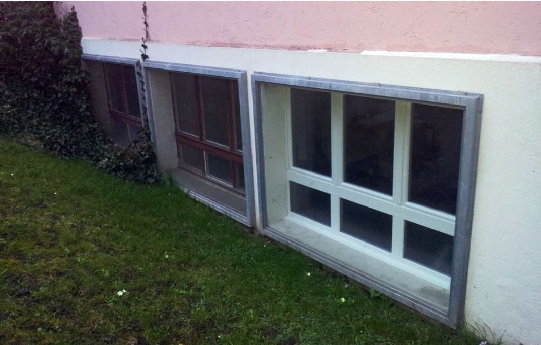 Massives Fenster – Überschwemmungsschutz – Schlosserei Bill St.Gallen